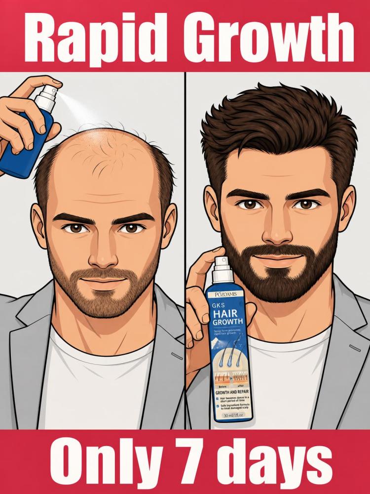 Hair Care Essence Oil - สเปรย์บำรุงหนังศีรษะ: ป้องกันผมร่วงและควบคุมความมัน, บำรุงไรผม, ใช้ได้ทั้งชายและหญิง