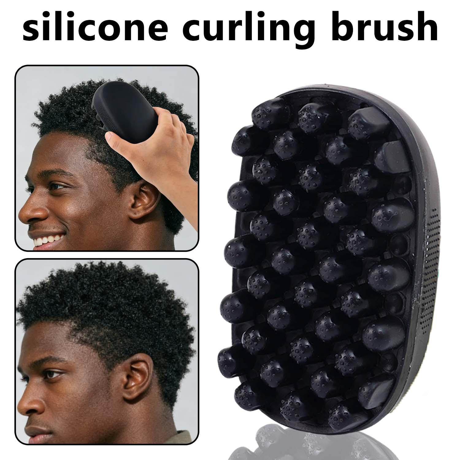 Twist Sponge Coil - แปรงทำผมลอนแบบมืออาชีพ ฟองน้ำม้วนผม แปรงมหัศจรรย์สำหรับผมหยิกแบบแอฟริกัน แปรงซิลิโคนธรรมชาติสำหรับผมเดรดล็อค อุปกรณ์จัดแต่งทรงผมสำหรับร้านเสริมสวย