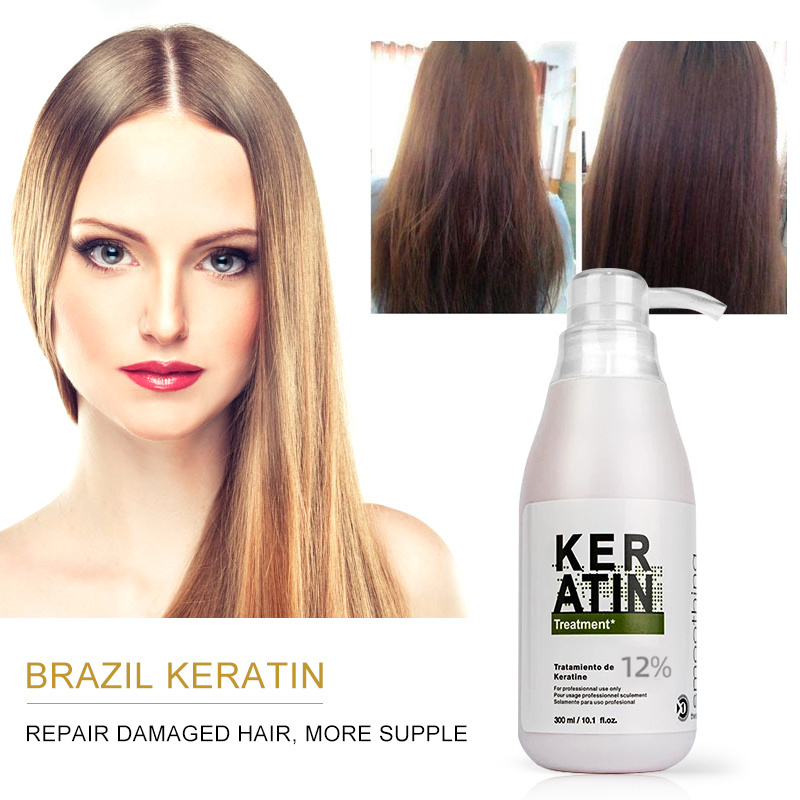 Hair Care Keratin Treatment - ครีมหมักผมเคราตินฟอร์มัลดีไฮด์บราซิลเลียนบำรุงผมและหนังศีรษะบริสุทธิ์300มล. ผลิตภัณฑ์ดูแลเส้นผม