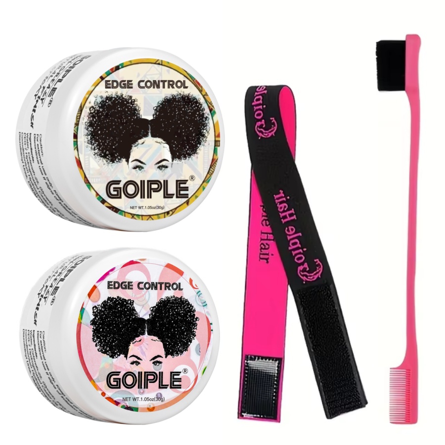 Edge Control Gel - โกอิเพิล 30 กรัม ชุดแว็กซ์จัดแต่งทรงผมสำหรับผู้หญิง เนื้อเจลไม่เหนียวเหนอะหนะ ขนาดเล็ก
