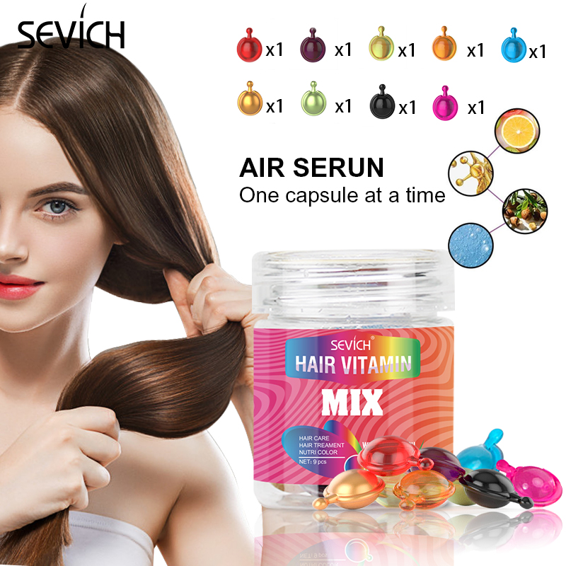 Hair Care Collagen - Sevich Hair วิตามินแคปซูล Keratin Oil ซ่อมแซมผมเสีย