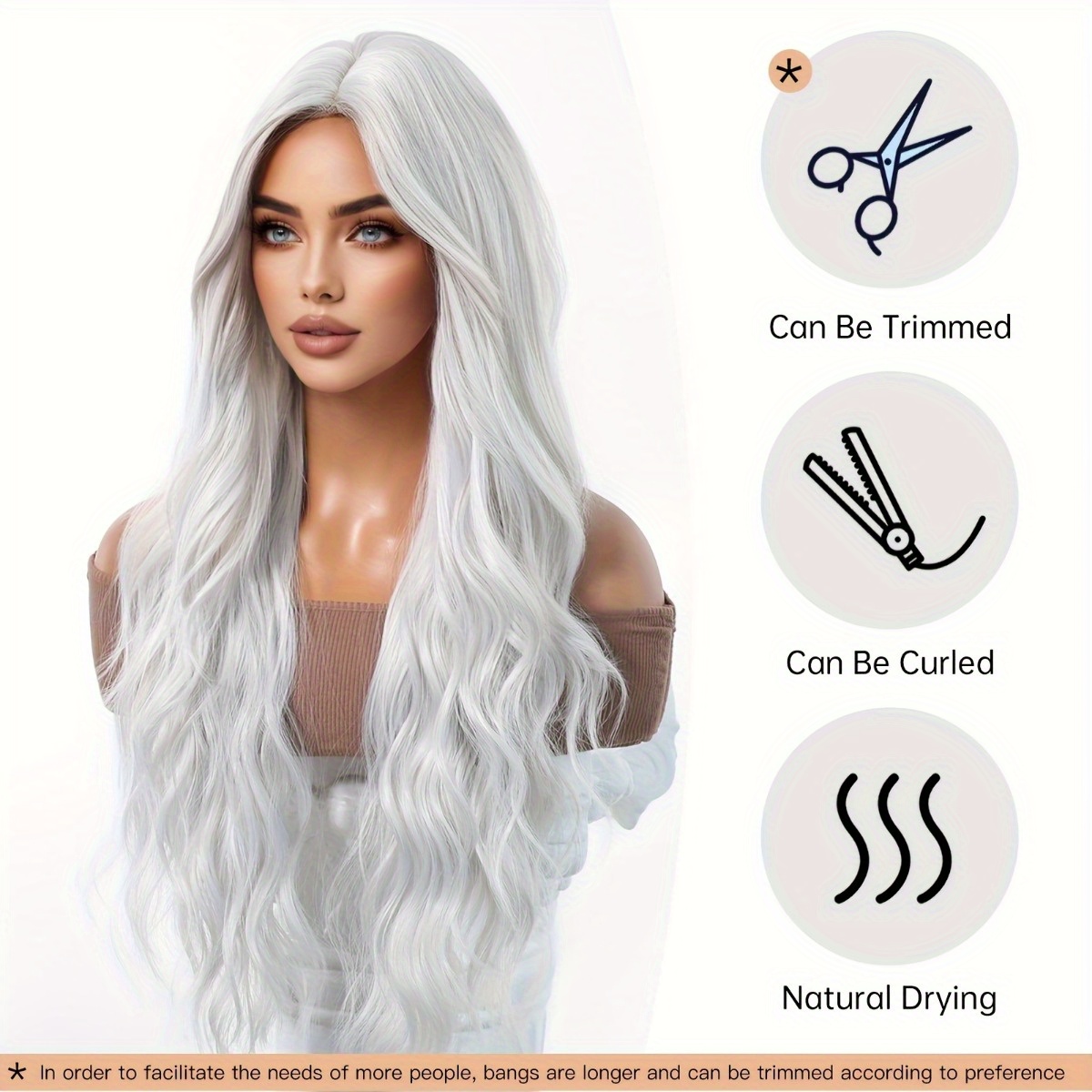 วิกผมใยสังเคราะห์ยี่ห้อ Anxin: - Hair Care Natural บทวิจารณ์และราคา
