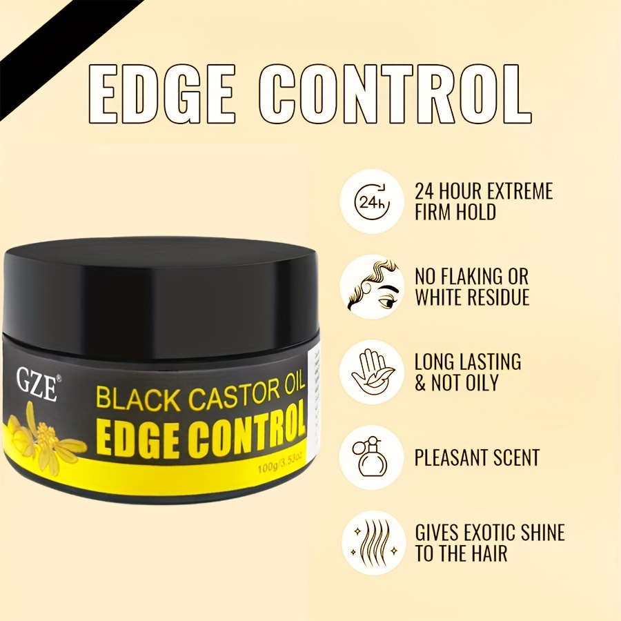 Gze african Black castor Extra - Edge Control Gel บทวิจารณ์และราคา