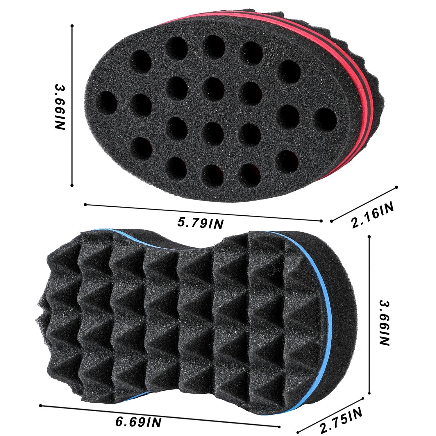 แปรงผมทรงรีสองด้าน 1 ชิ้น แปรง - Twist Sponge Coil บทวิจารณ์และราคา