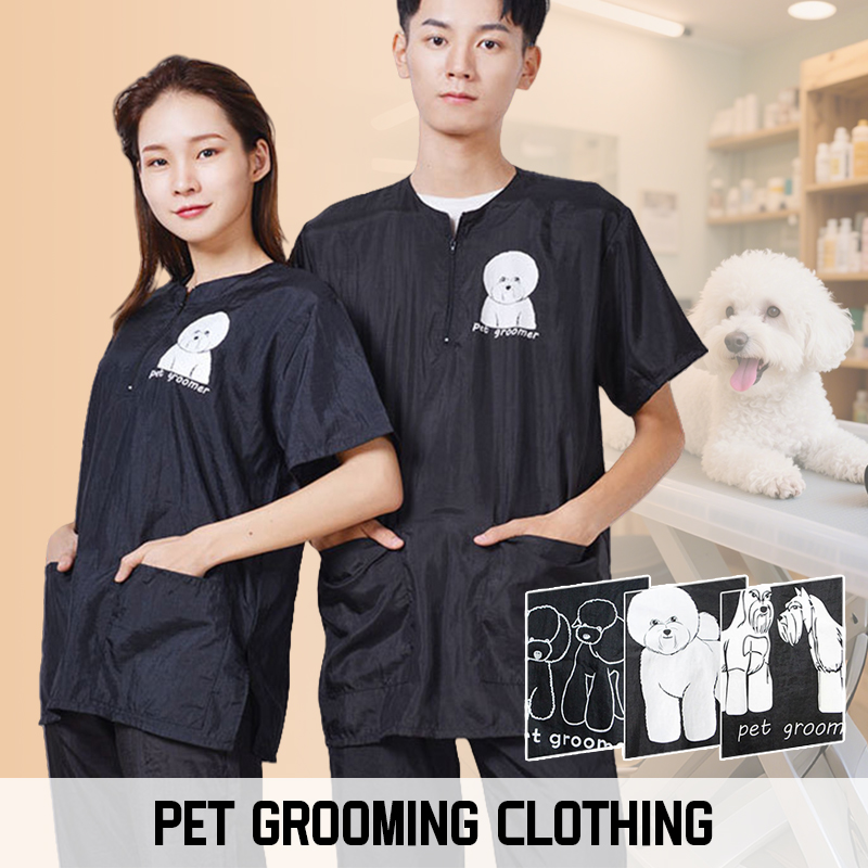 S-3XL Pet Groomer Jacket Pet S - Hair Care Works บทวิจารณ์และราคา