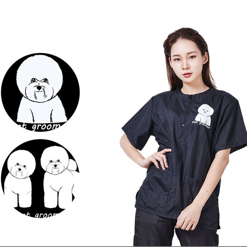 S-3XL Pet Groomer Jacket Pet S - Hair Care Works บทวิจารณ์และราคา