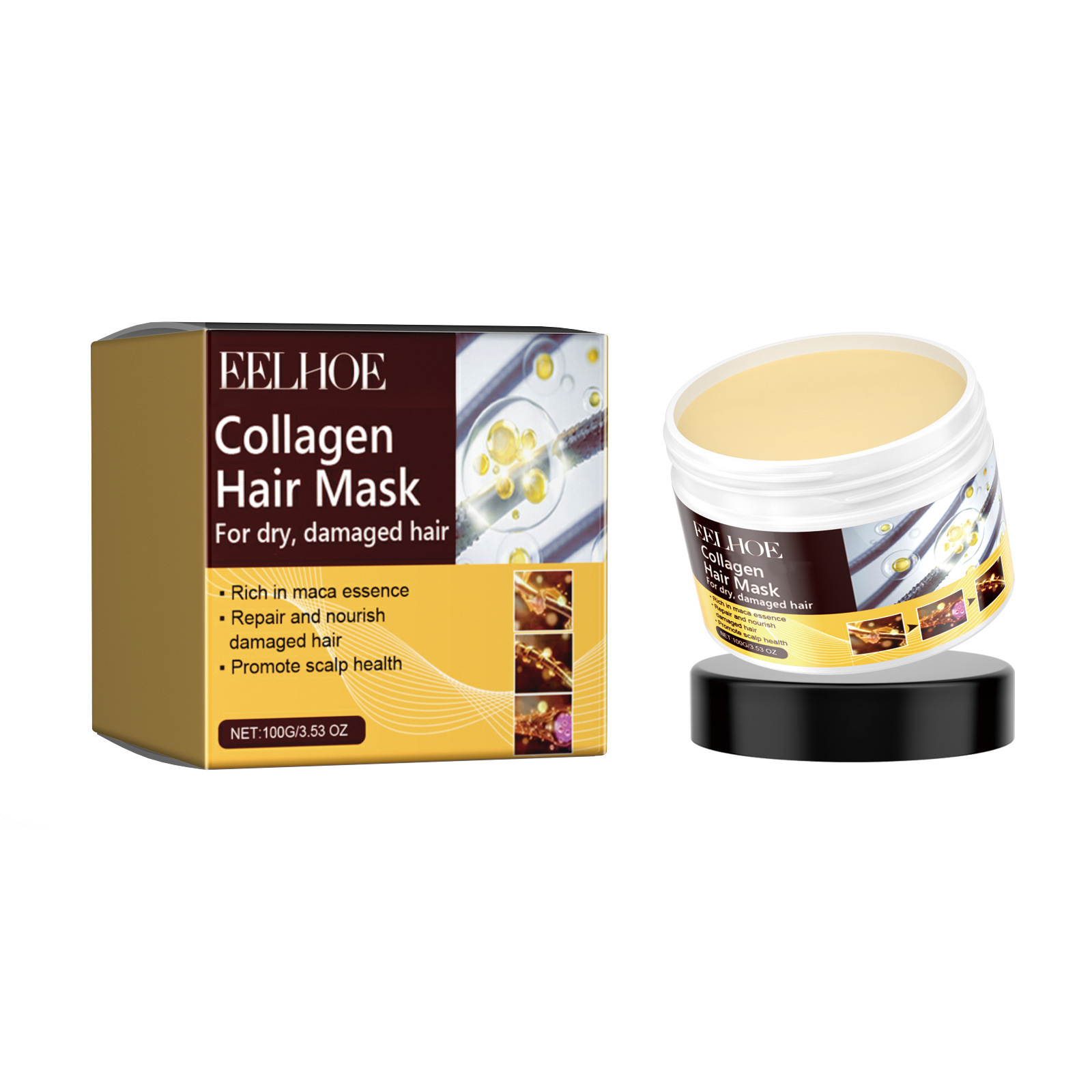 EELHOE คอลลาเจน แฮร์ มาส์ก ทรี - Hair Care Collagen บทวิจารณ์และราคา