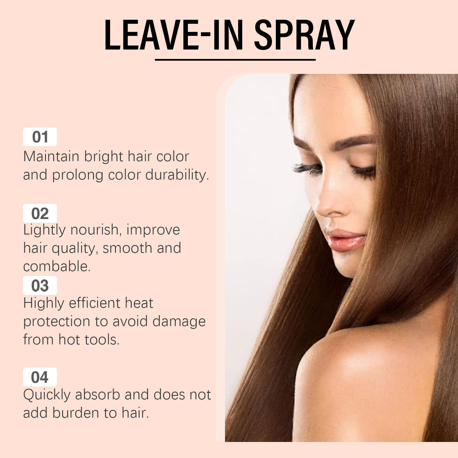 สเปรย์ให้ความชุ่มชื้นสําหรับผม - Hair Care Essence Oil บทวิจารณ์และราคา