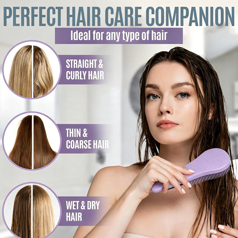 ชุดแปรงนวดหนังศีรษะจากฟางข้าวส - Hair Care Set บทวิจารณ์และราคา