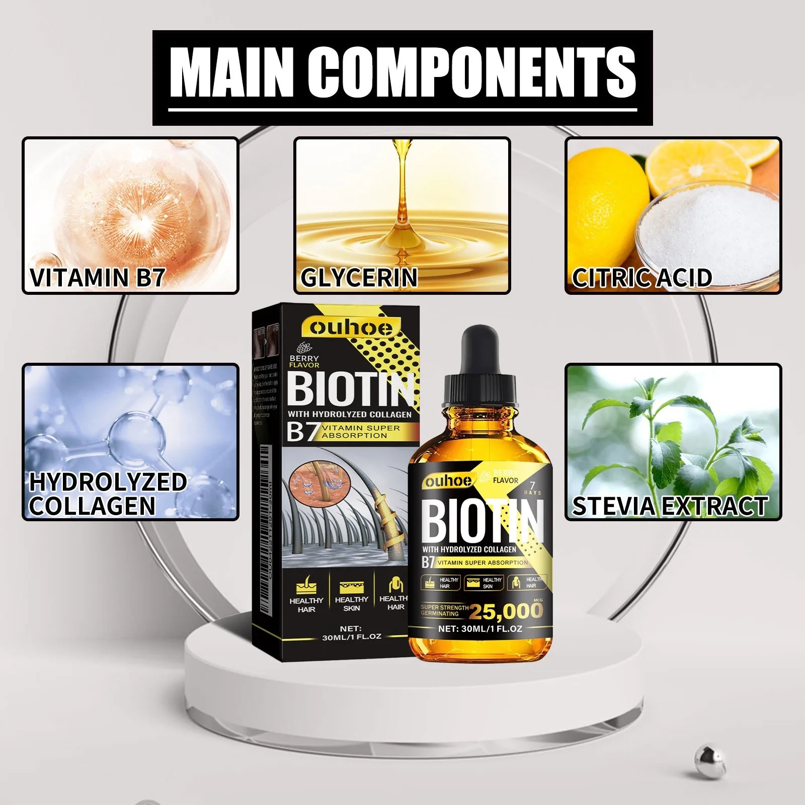 คอลลาเจน B7 วิตามิน Hair Growt - Hair Care Collagen บทวิจารณ์และราคา