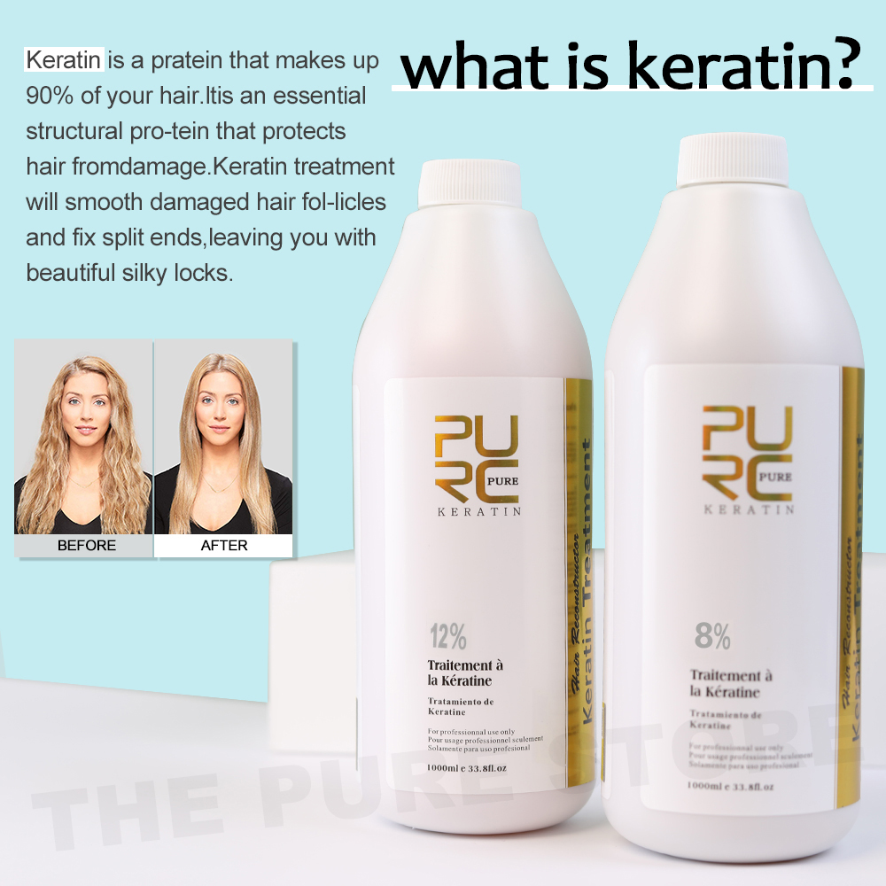 PURC 8% Keratin Smoothing Trea - Hair Care Keratin Treatment บทวิจารณ์และราคา