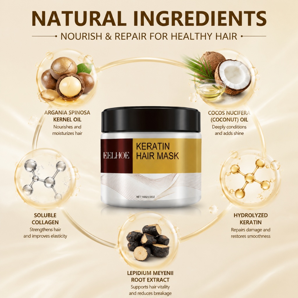 มาส์กบำรุงผมเคราติน อาร์แกน น้ - Hair Care Collagen บทวิจารณ์และราคา