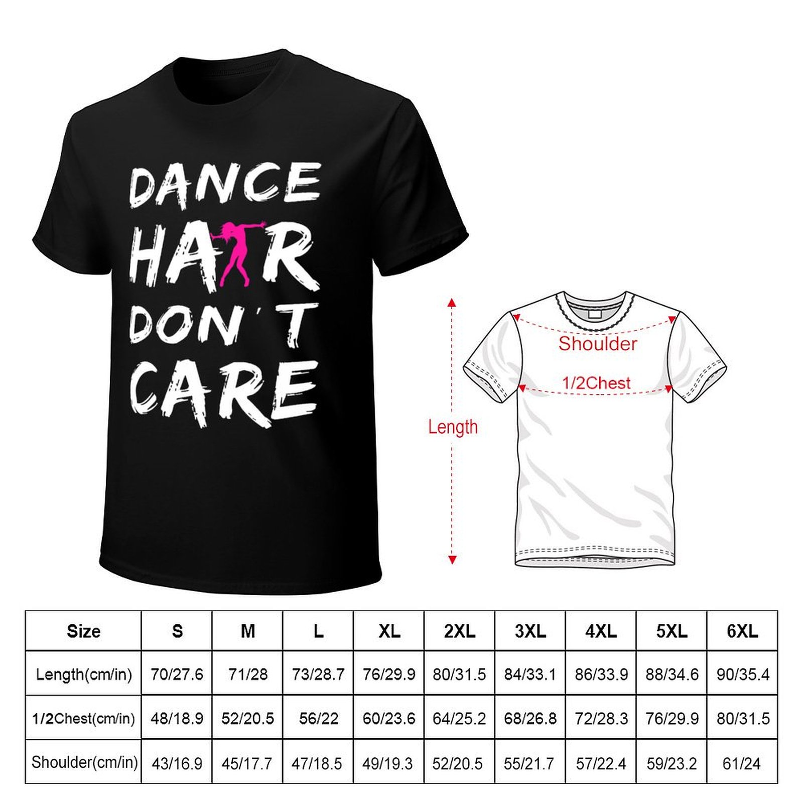 เสื้อยืด Dance Hair Dont Care  - Hair Care Works บทวิจารณ์และราคา