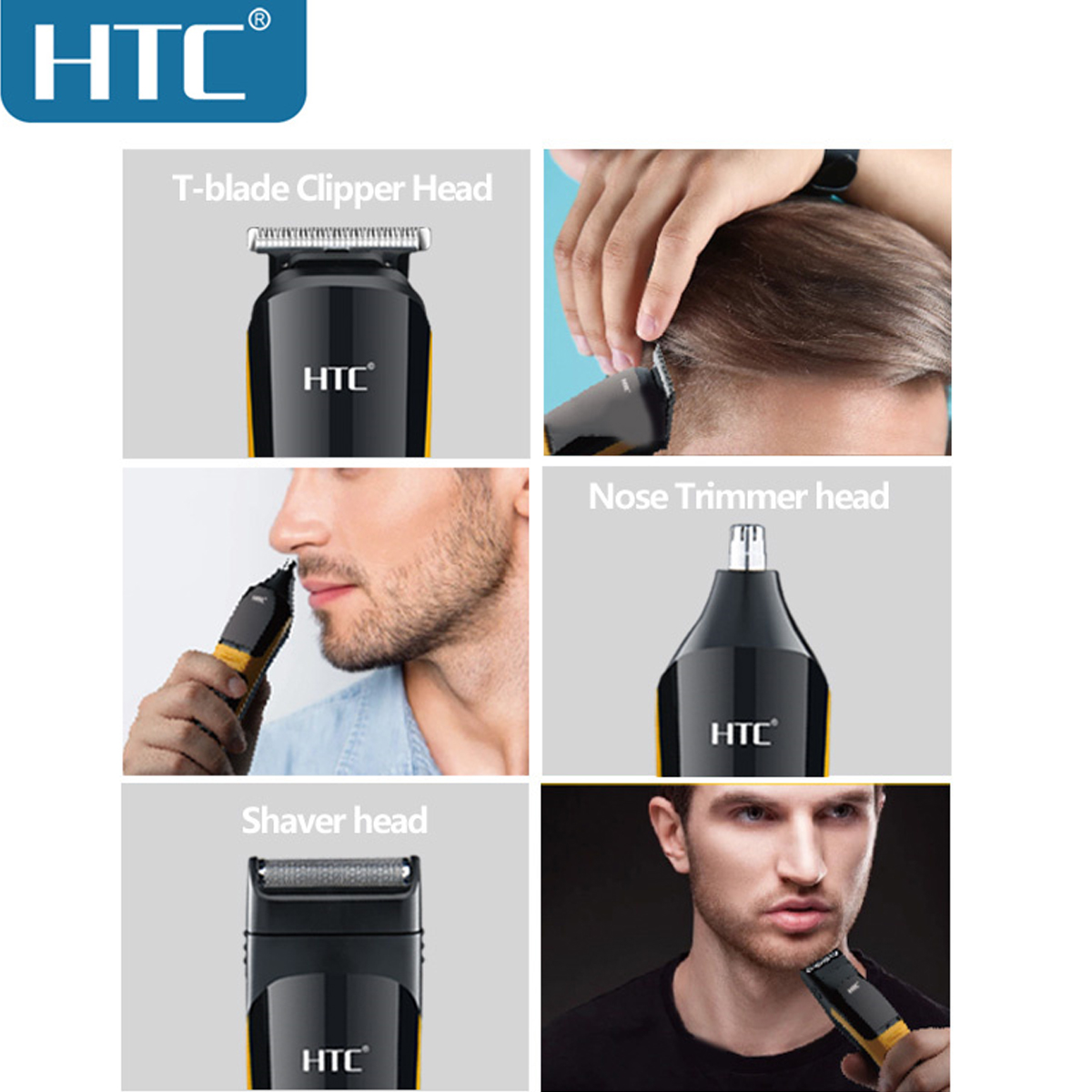 HTC USB 3 In 1 ไฟฟ้า T-Blade ผ - Hair Care Works บทวิจารณ์และราคา