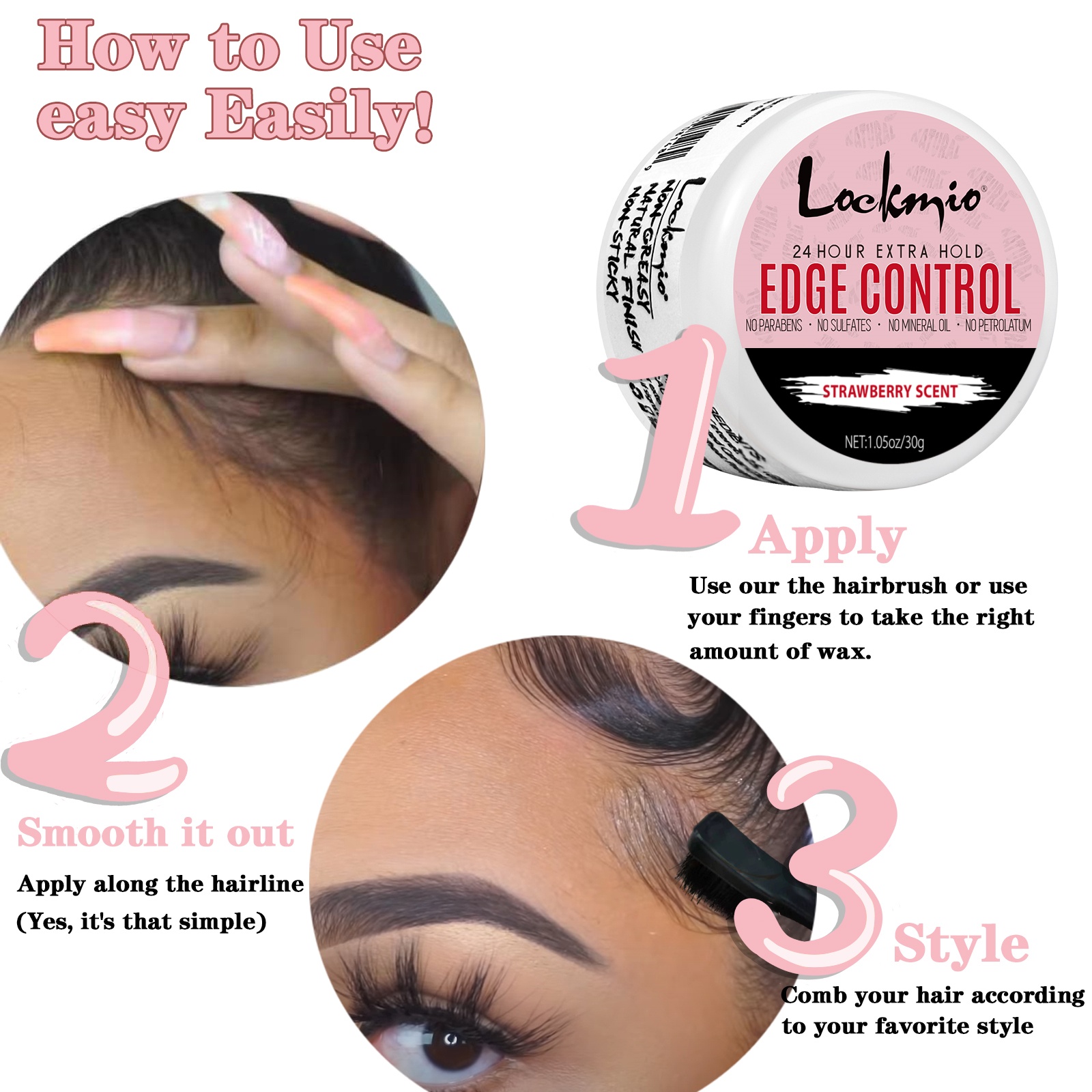 4 ชิ้น/เซ็ต 30g EDGE Control G - Edge Control Gel บทวิจารณ์และราคา